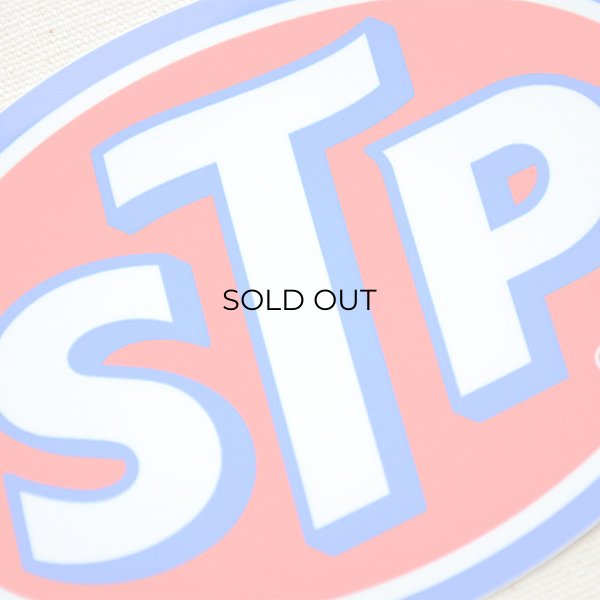 画像2: ステッカー/シール STP(ブルーフレーム) (2)