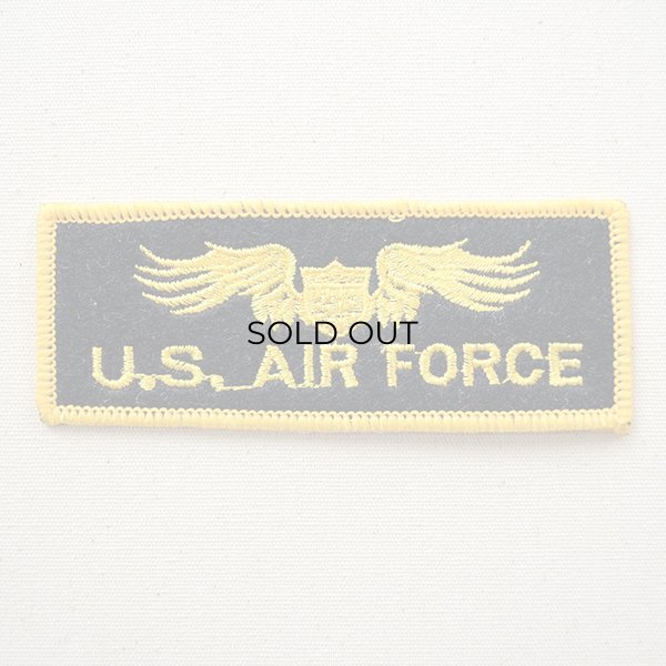 画像1: ミリタリーワッペン U.S.Air Force エアフォース (イエロー/ブラック) (1)