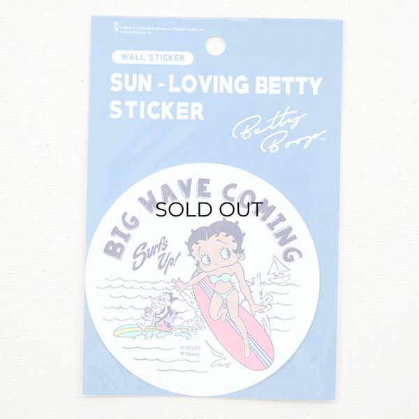 画像3: ステッカー/シール ベティブープ Betty Boop(BIG WAVE COMING) (3)
