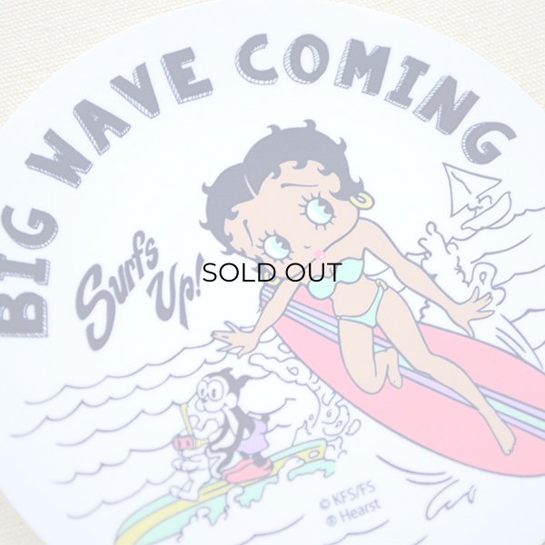 画像2: ステッカー/シール ベティブープ Betty Boop(BIG WAVE COMING) (2)