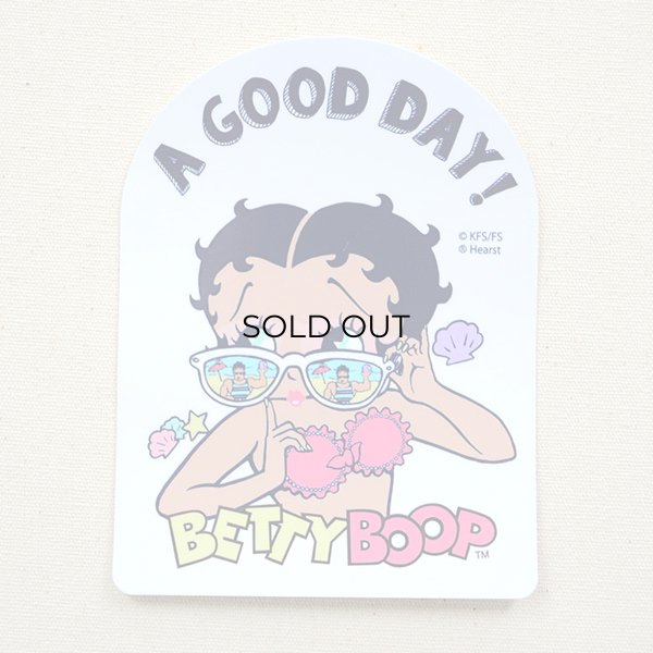 画像1: ステッカー/シール ベティブープ Betty Boop(A GOOD DAY) (1)