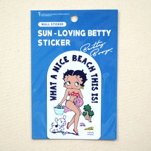 画像3: ステッカー/シール ベティブープ Betty Boop(WHAT A NICE BEACH THIS IS)