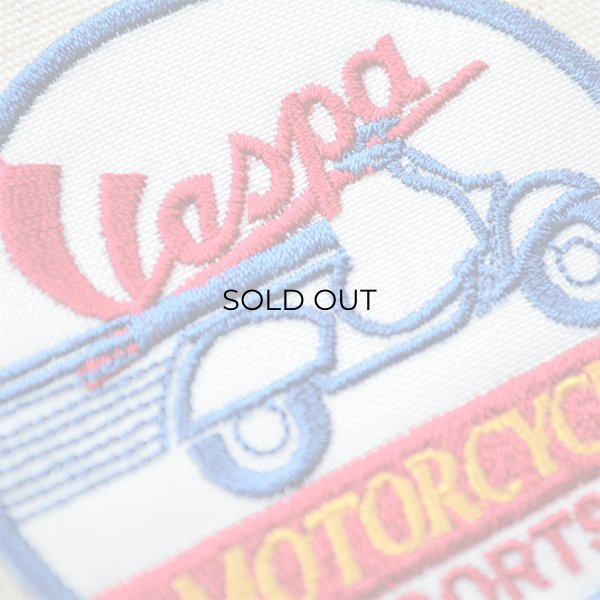 画像2: ロゴワッペン ベスパ Vespa(ラウンド) A (2)