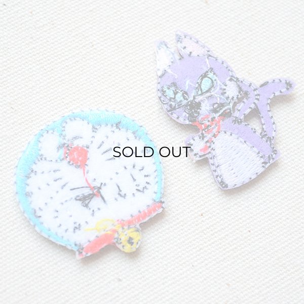 画像3: シールワッペン ドラえもん&カムカムキャット (3)