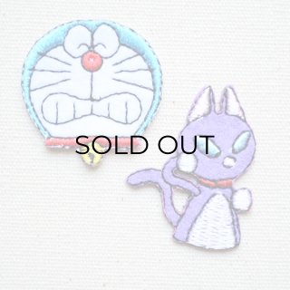 シールワッペン ドラえもん&カムカムキャット | ワッペン・アップリケ