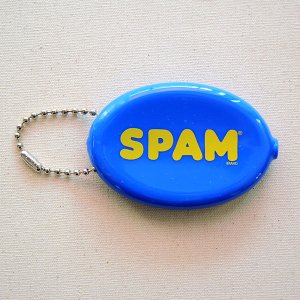 画像1: コインケース SPAM ロゴ ラバー