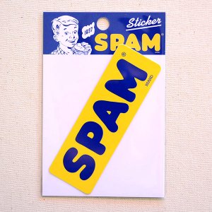 画像3: ステッカー/シール SPAM スパム ロゴ(イエロー)