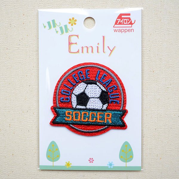 画像4: ワッペン リンリンエミリー (サッカー) (4)