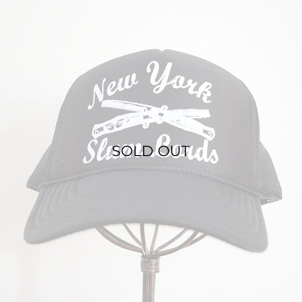 画像2: 帽子/メッシュキャップ トラックブランド New York(ブラック) メール便不可 (2)