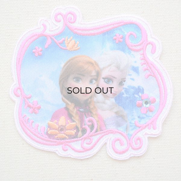 画像1: シールワッペン ディズニー アナと雪の女王(アナ&エルサ) (D01Y2243) (1)