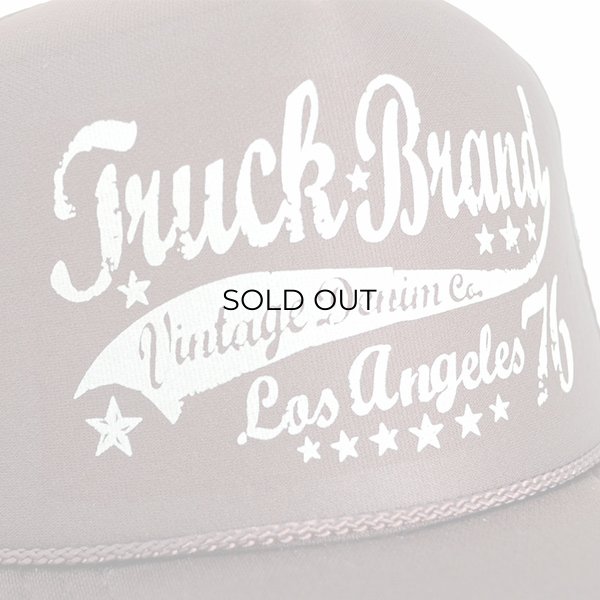 画像3: 帽子/メッシュキャップ トラックブランド Vintage Denim(ブラウン) メール便不可 (3)