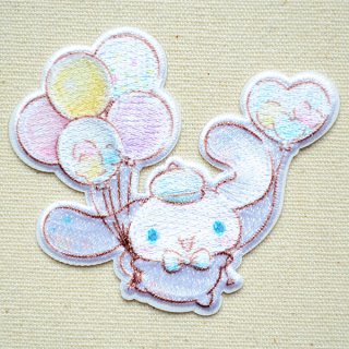 サンリオ シナモロールコラボ刺繍ポンチョ風コート レディース