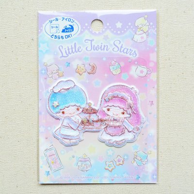 シールワッペン リトルツインスターズ/キキララ サンリオ | ワッペン