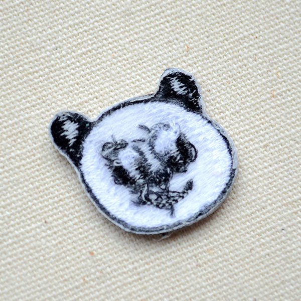 画像3: ワッペン パンダさん(SSサイズ) (3)