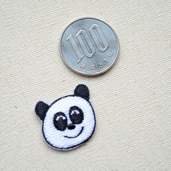 画像2: ワッペン パンダさん(SSサイズ) (2)