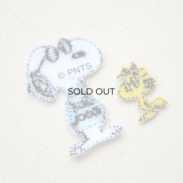 画像3: シールワッペン スヌーピー(ジョークール&ウッドストック) (3)