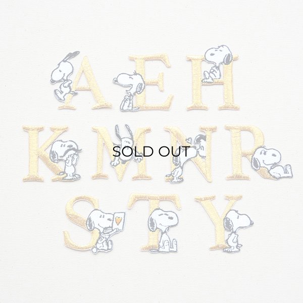 画像5: シールワッペン スヌーピー アルファベット(T) (5)