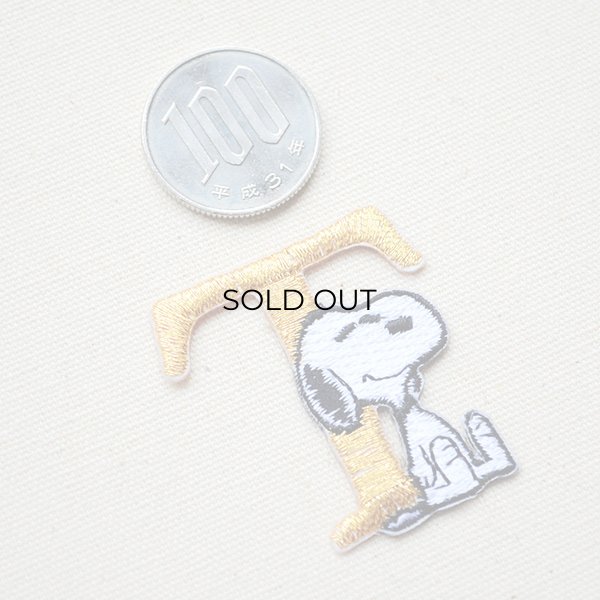 画像2: シールワッペン スヌーピー アルファベット(T) (2)