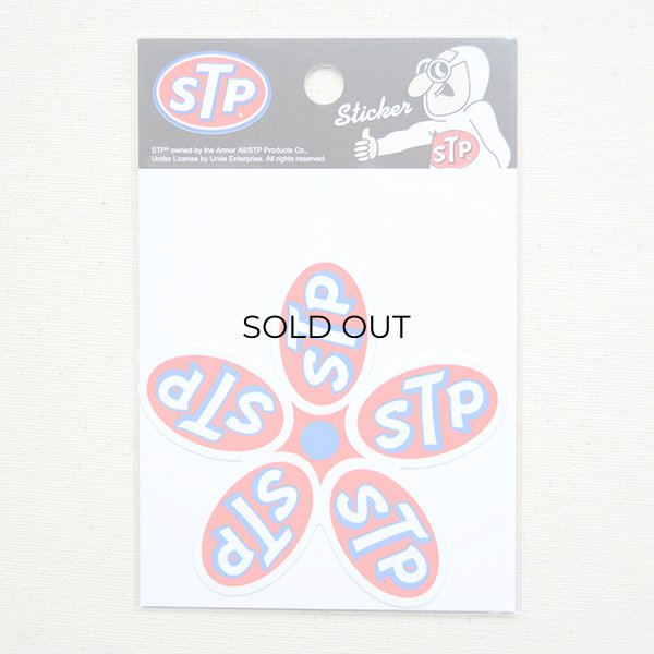 画像2: ステッカー/シール STP LOGO FLOWER (2)