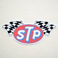 画像1: ステッカー/シール STP LOGO FLAG (1)
