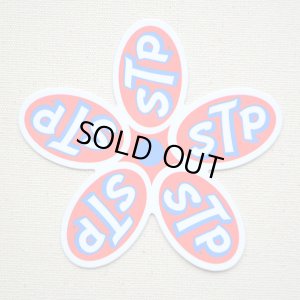 画像1: ステッカー/シール STP LOGO FLOWER