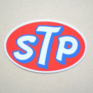 画像1: ステッカー/シール STP(ホワイトフレーム)