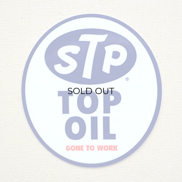 画像1: ステッカー/シール STP TOP OIL (1)