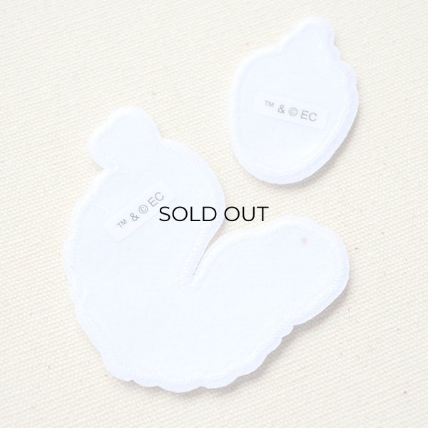 画像3: はらぺこあおむし ワッペン 2個セット（いちご・あおむし）アイロン接着 エリック・カール アップリケ 通園 通学 グッズ (3)