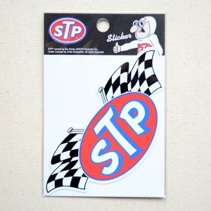 画像2: ステッカー/シール STP LOGO FLAG