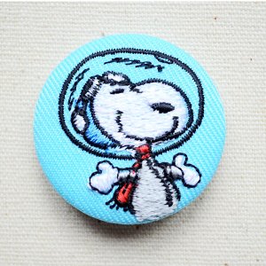 画像1: 刺繍ブローチ スヌーピー(アストロノーツ) PEANUTS/ピーナッツ