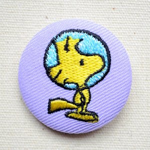 画像1: 刺繍ブローチ スヌーピー(ウッドストック アストロノーツ) PEANUTS/ピーナッツ