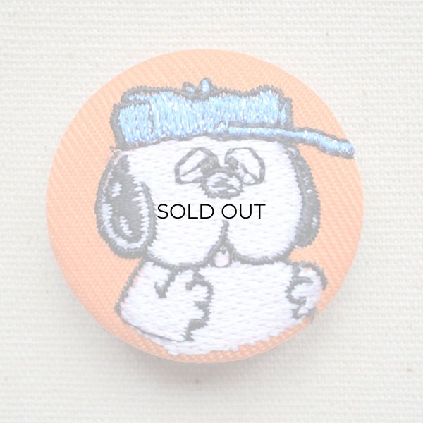 画像1: 刺繍ブローチ スヌーピー(オラフ) PEANUTS/ピーナッツ (1)