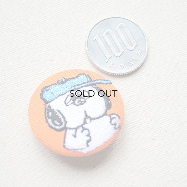 画像2: 刺繍ブローチ スヌーピー(オラフ) PEANUTS/ピーナッツ (2)