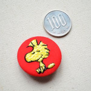 画像2: 刺繍ブローチ スヌーピー(ウッドストック) PEANUTS/ピーナッツ