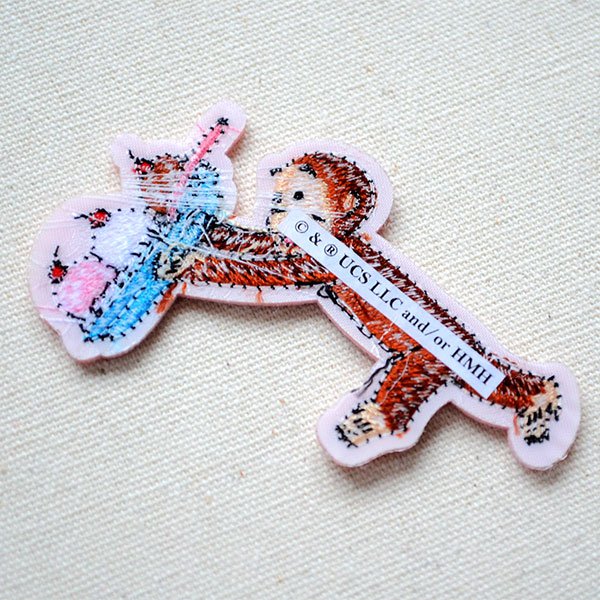 画像3: ワッペン おさるのジョージ カップケーキ S アイロン シール おしゃれ 大人 U01Y2565 (3)