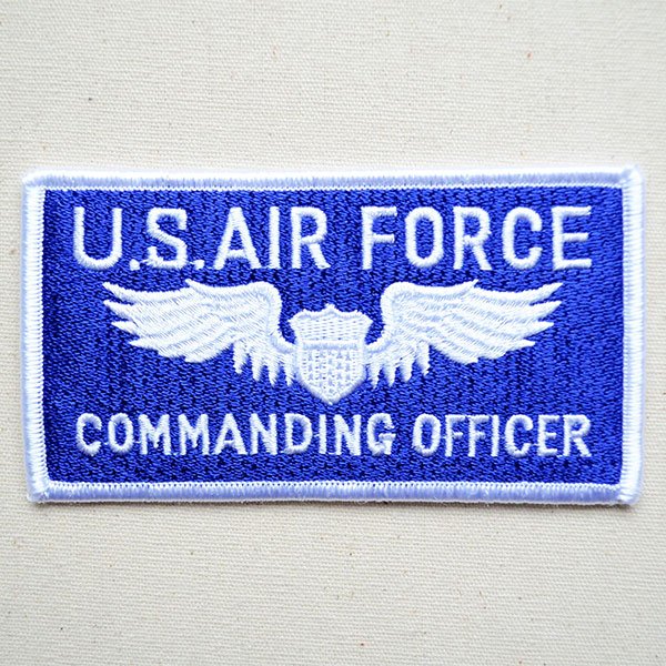 画像1: ミリタリーワッペン U.S.Air Force エアフォース コマンディングオフィサー アメリカ空軍 (1)