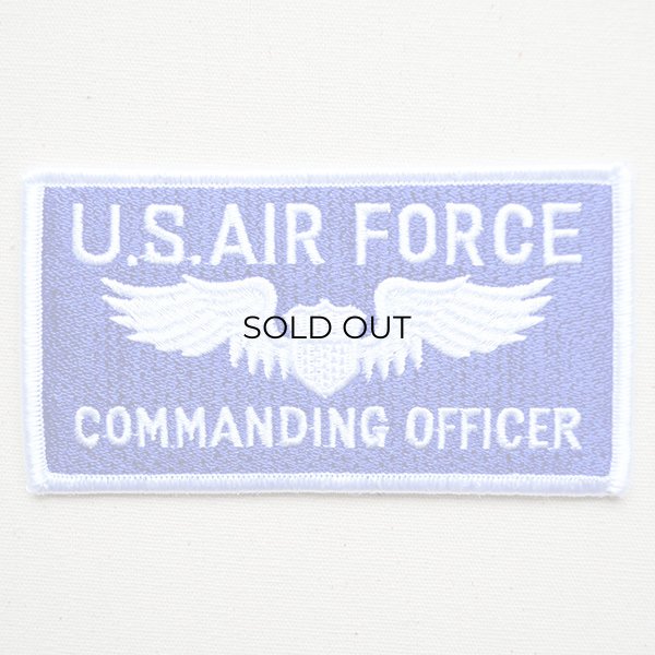 画像1: ミリタリーワッペン U.S.Air Force エアフォース コマンディングオフィサー アメリカ空軍 (1)