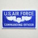 ミリタリーワッペン U.S.Air Force エアフォース コマンディングオフィサー アメリカ空軍