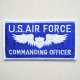 ミリタリーワッペン U.S.Air Force エアフォース コマンディングオフィサー アメリカ空軍