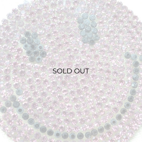 画像2: スパンコールワッペン スマイルマーク/スマイリーフェイス(パープル) (2)