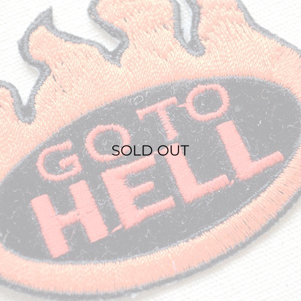 画像2: ワッペン GO TO HELL おしゃれ バイク レーシング (2)