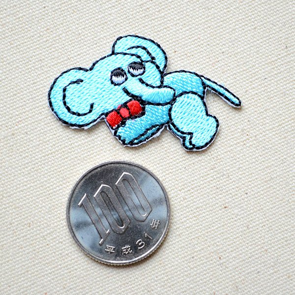 画像2: ワッペン ぞう(S) (2)