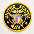 画像1: ミリタリーワッペン パッチ 米海軍士官 M (1)