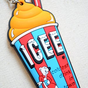 画像2: ラバーキーチェーン ICEE CUP(オレンジ)