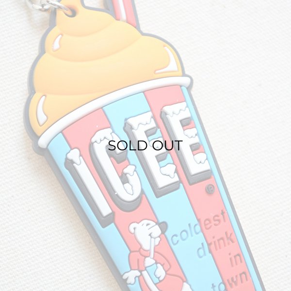 画像2: ラバーキーチェーン ICEE CUP(オレンジ) (2)