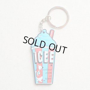 画像1: ラバーキーチェーン ICEE CUP(ブルー)