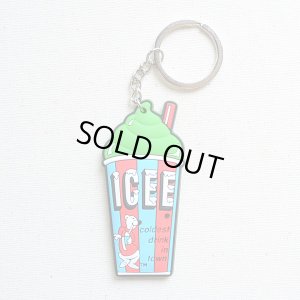 画像1: ラバーキーチェーン ICEE CUP(グリーン)