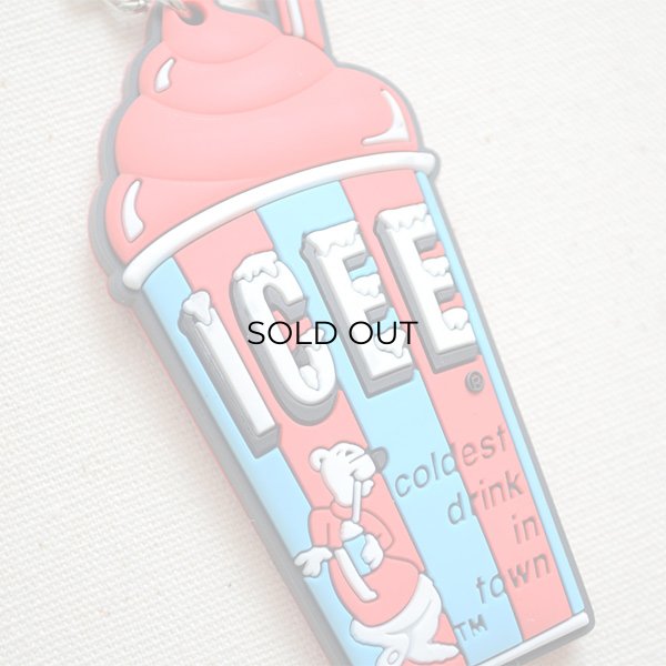 画像2: ラバーキーチェーン ICEE CUP(レッド) (2)
