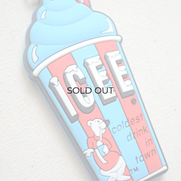 画像2: ラバーキーチェーン ICEE CUP(ブルー) (2)
