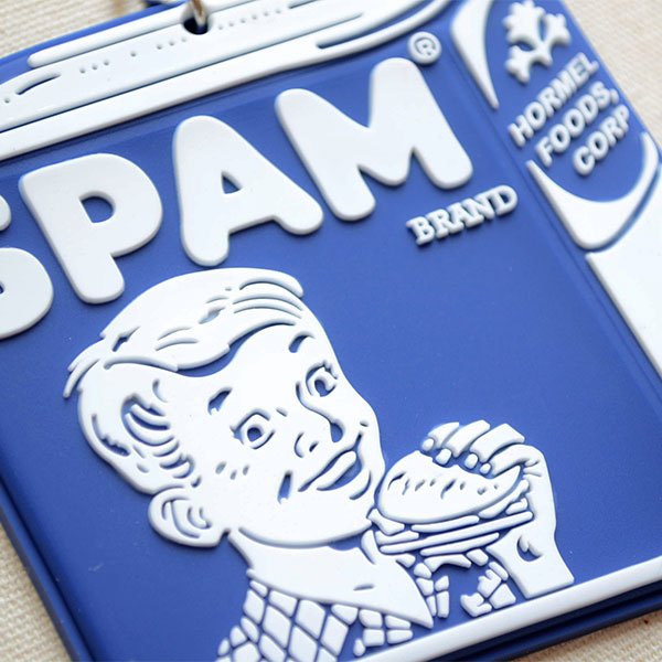 画像2: ラバーキーチェーン スパム/SPAM(OLD) (2)